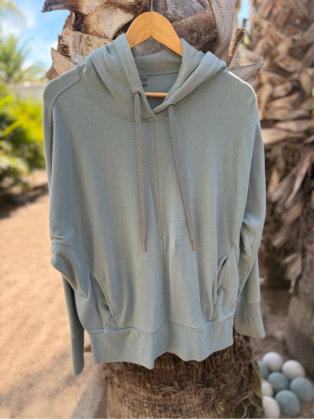 Sweaty Betty Sage Green Hoodie Sweater